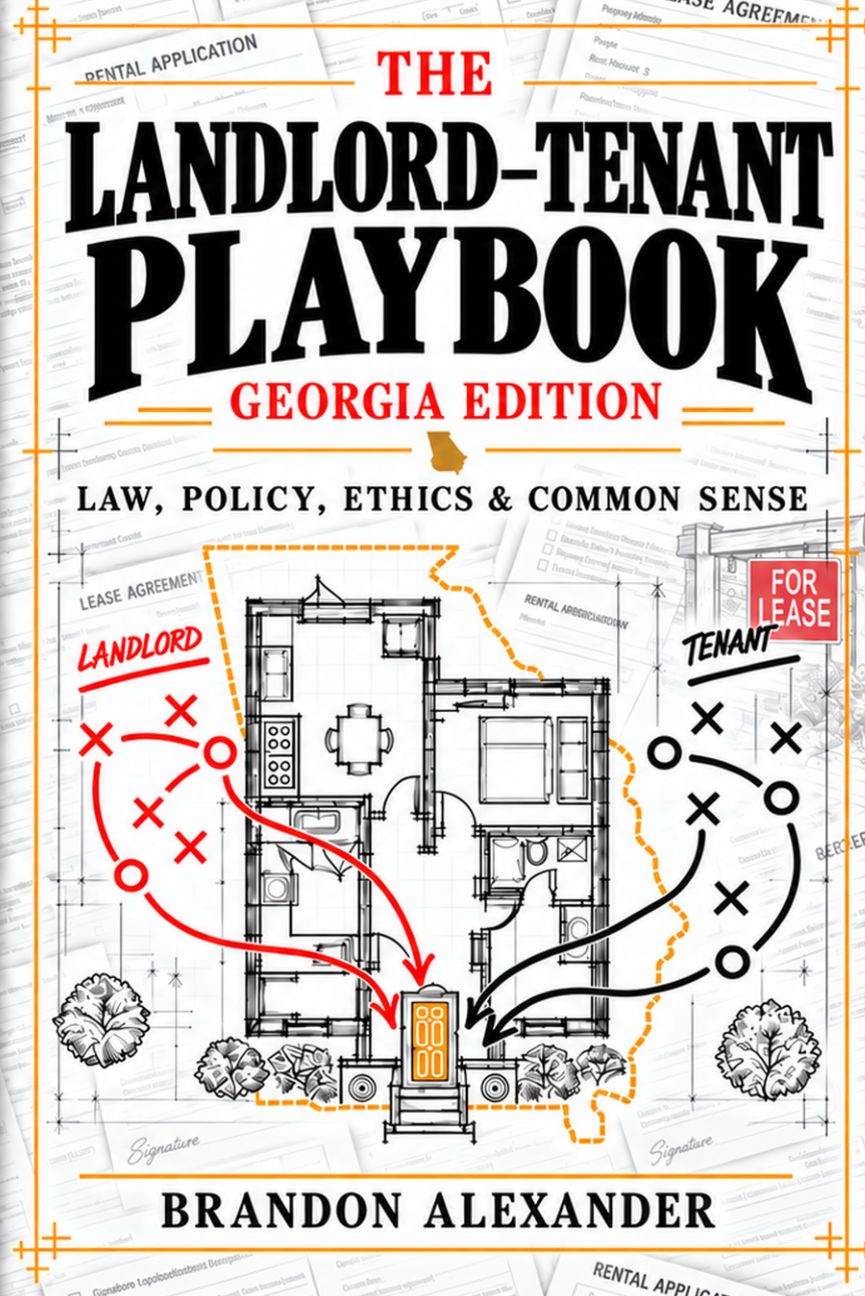 The Landlord–Tenant Playbook: Georgia Edition by Brandon Alexander — book cover